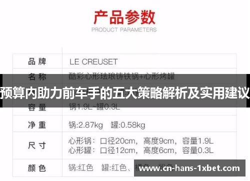 预算内助力前车手的五大策略解析及实用建议